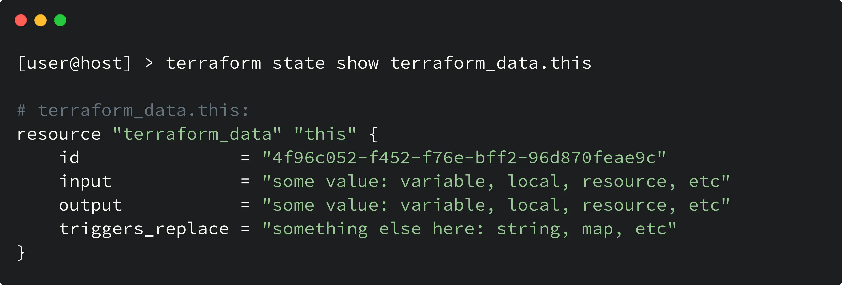 terraform data resource attributes